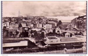 Algerie - Constantine - Vue générale (train)