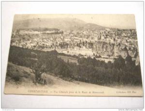 CPA AFRIQUE DU NORD CARTE POSTALE ECRITE 1905 CONSTANTINE 125° REGIMENT INFANTERIE