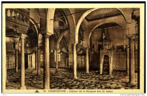 CPA - Algérie - CONSTANTINE - Intérieur de la Mosquée Sidi El Ketani - Neuve -