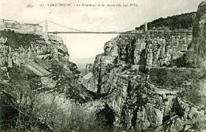 Constantine - Le Rhummel et la passerelle Sidi M'Cid