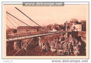 CPA - CONSTANTINE - 16/20 - PONT SIDI M´EID - VUE PRISE COTE EST