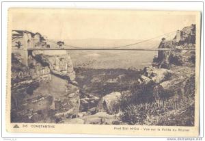 pont sidim´cid vue sur la vallee du rhummel