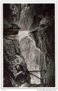 Algerie. Constantine.Passerelle  du chemin des touristes au fond du Rhummel ( CPSM Cigogne 37 ).