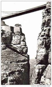 Algerie. Constantine. Gorges  de Sidi M´Cid ( CPSM Sirecky 16 ).