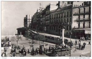 Algerie. Constantine. Place du Gal Leclerc ( CPSM Jomone 106 ).