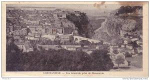 Constantine - Vue generale prise de Mansourah
