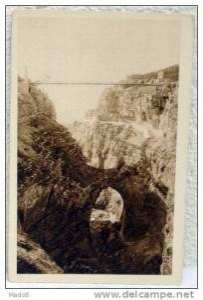 cpa Constantine  Algérie - le Rhummel, la passerelle et la Corniche -