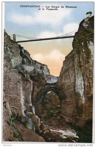 GORGES DU RHUMMEL ET LA PASSERELLE.....