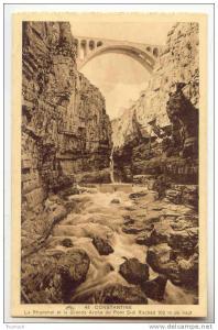 C7393 - CONSTANTINE - Le Rhummel et la Grande Arche du Pont Sidi Rached