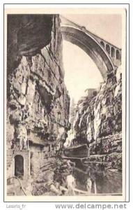 CPA - L´ALGERIE - CENTENAIRE EN 1930 - CONSTANTINE - LE PONT DE SIDI RACHED - S. P. G. A.