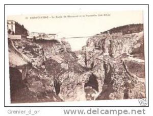 Ravin du Rhummel la passerelle Sidi M'cid