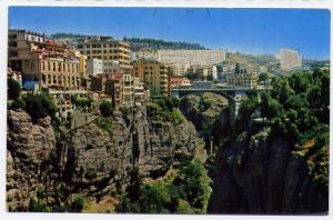 CONSTANTINE  Vue prise du petit pont suspendu