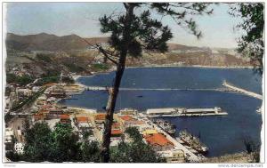 algerie carte carte postale  philippeville port quai Ed sirecky oran ut usage courant