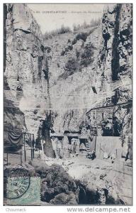 CONSTANTINE  1906 GORGES DU ROMMEL