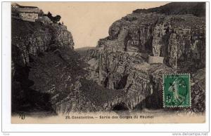 Constantine Sortie des Gorges du Rhumel
