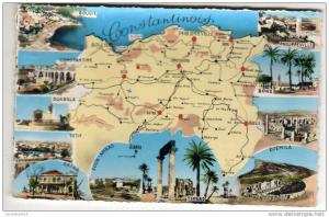 CPSM  CONSTANTINOIS  Carte         y3/655