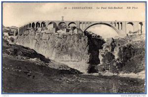 constantine . Le pont Sidi Rached