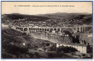 constantine .panorama pris de la route de Sétif