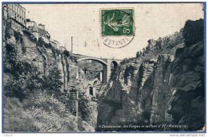 constantine .les gorges et le pont el kantara