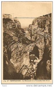 CONSTANTINE - Rhummel et Passerelle Sidi M'Cid  TBE