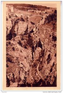 CONSTANTINE - CHEMIN DES TOURISTES ET PONT D´EL KANTARA