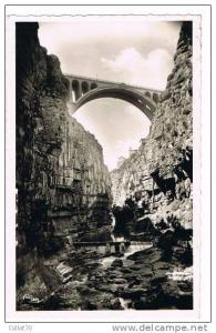 CONSTANTINE Pont Sidi rached pris au fond des gorges