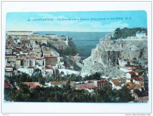 cpa Constantine vue générale avec le nouveau Pont de Sidi-M'Cid 43ES
