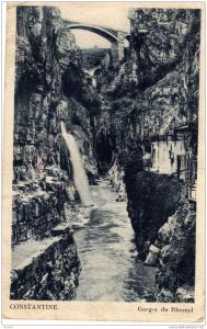 ALGERIE  CONSTANTINE    Gorges du Rhummel