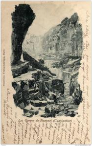 ALGERIE  CONSTANTINE   les Gorges de Rhummel