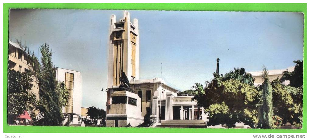 C.P.A. - MOSTAGANEM - L´HOTEL DE VILLE - MONTALAND ARCHITECTE ( Dans les années 50 )- 220 X 90 mm