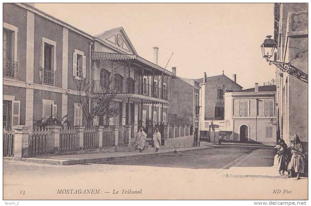 Mostaganem .- (Algérie)  Le Tribunal  -  (belle animation)