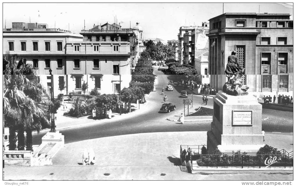 NOSTAGANEM....AVENUE DU 1er DE LIGNE ....CPSM PETIT FORMAT ANIMEE