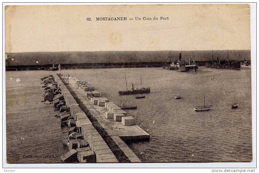 MOSTAGANEN -   UN COIN DU PORT           N°82