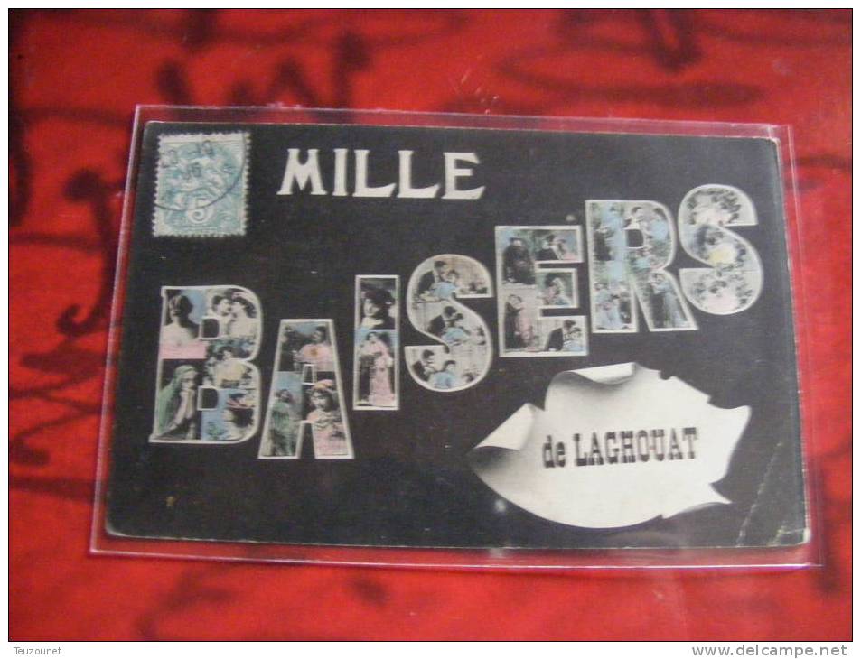 CPA FANTAISIE MILLE BAISERS DE LAGHOUAT