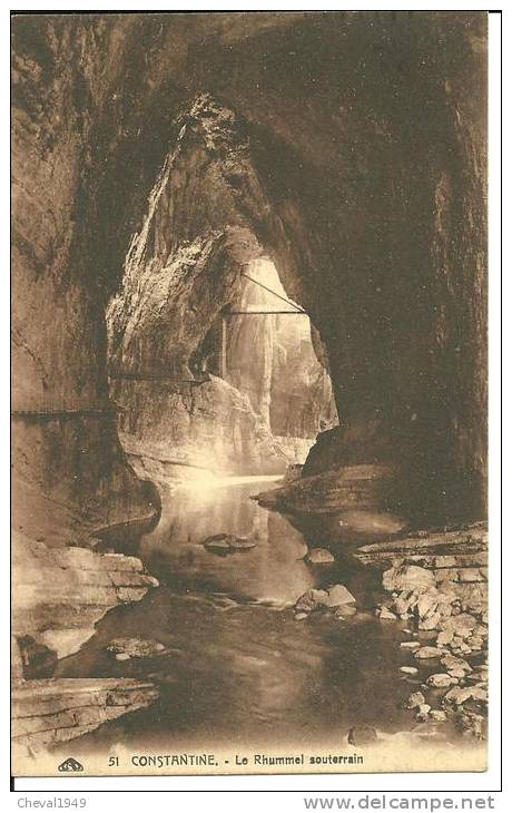 ET. 558  .  constantine le rhummel  souterain