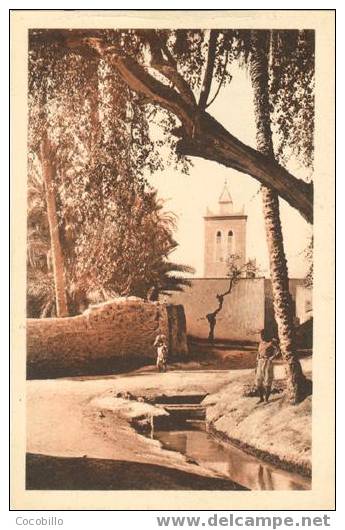 CPSM - Algerie - N° 21/26 - Oasis de Biskra - Mosquée Bab-el-Darb