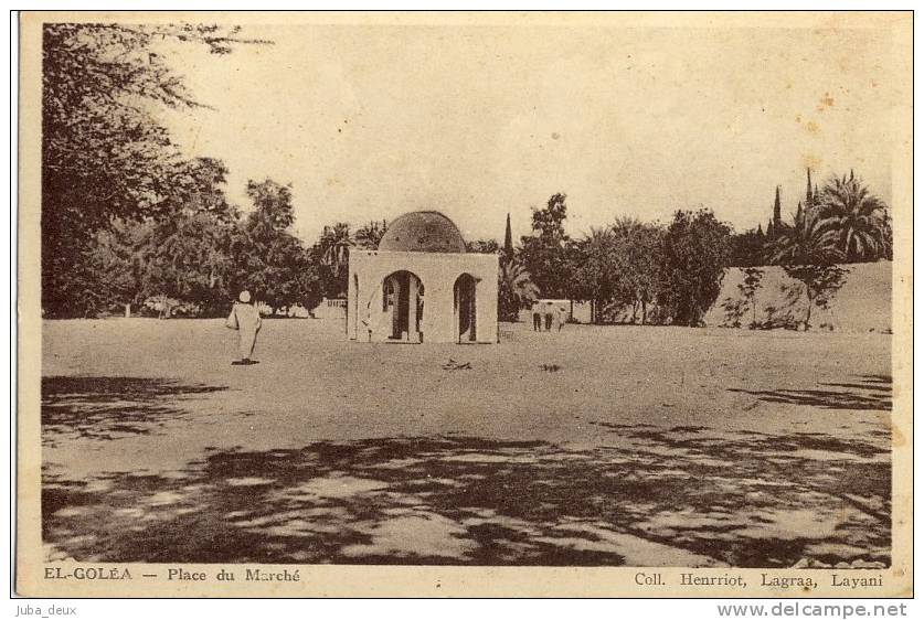 El Goléa . Place du Marché