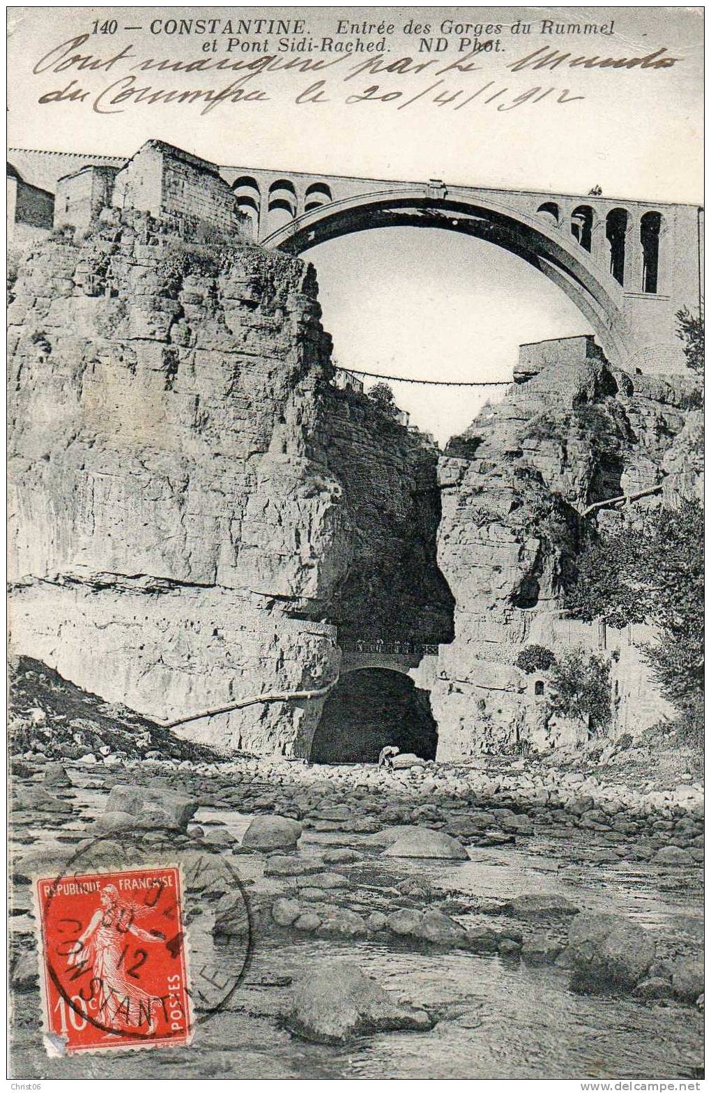 constantine entrée des gorges de rummel