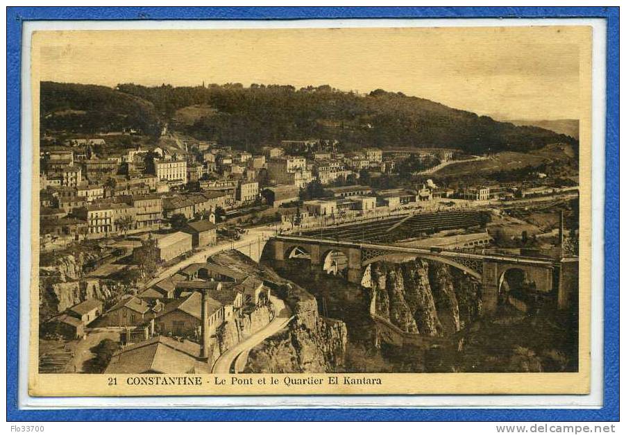 62 21 constantine  le pont et le quartier el kantara