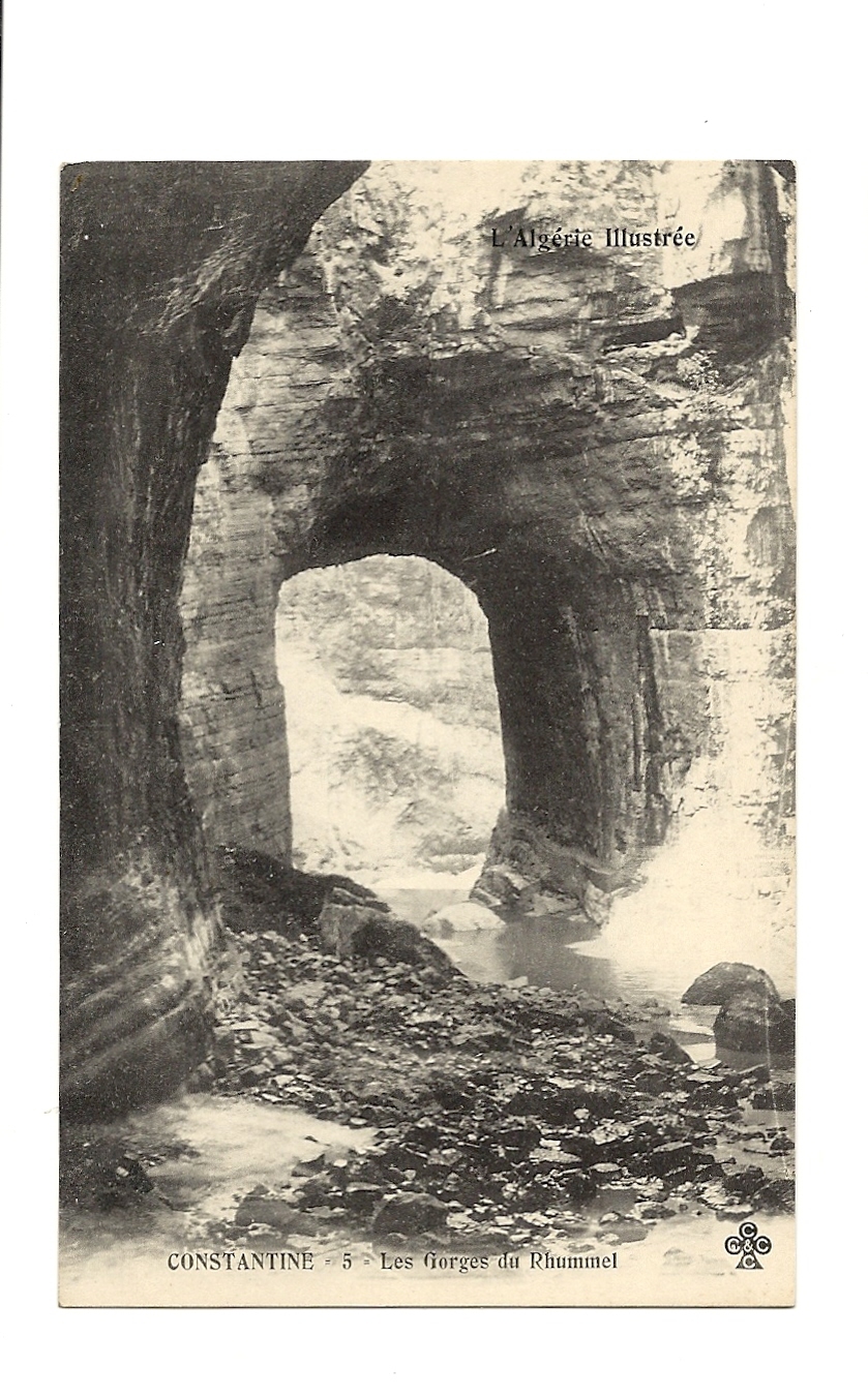 cp, Algérie, Constantine, 5 - Les Gorges du Rhummel