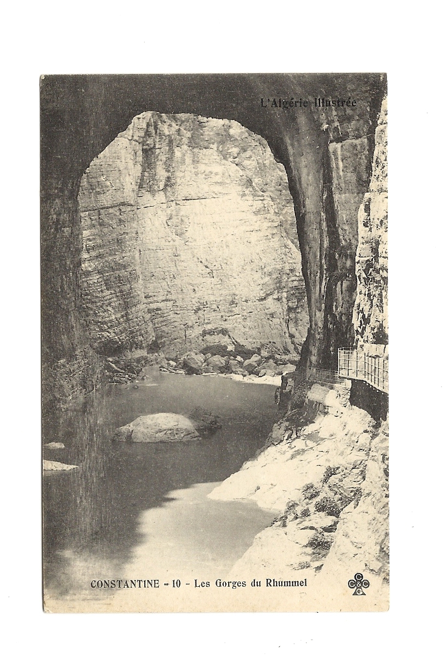 cp, Algérie, Constantine, 10 - Les Gorges du Rhummel