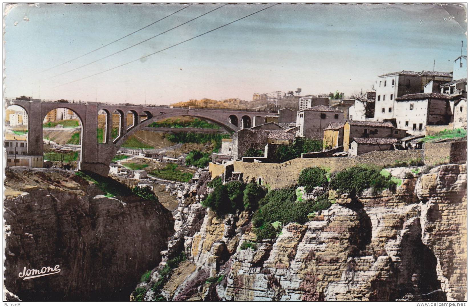 cp , ALGÉRIE , CONSTANTINE , Les Gorges du Rhummel