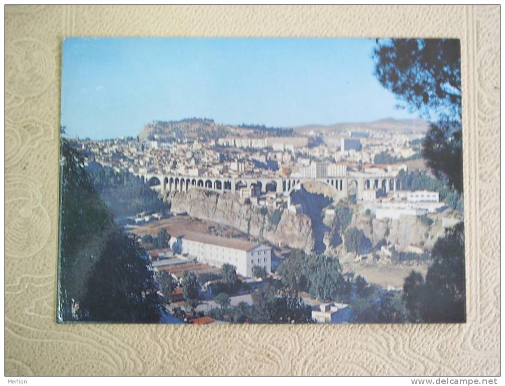 Algerie, CONSTANTINE Vue sur le pont SIDI RACHED  cca  1970-   VF /XF  D3781