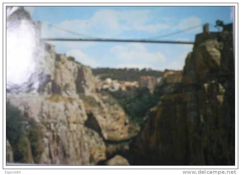 C. Postale  ALGERIE - CONSTANTINE - LE PONT SUSPENDU DE SIDI M´cid (1978)