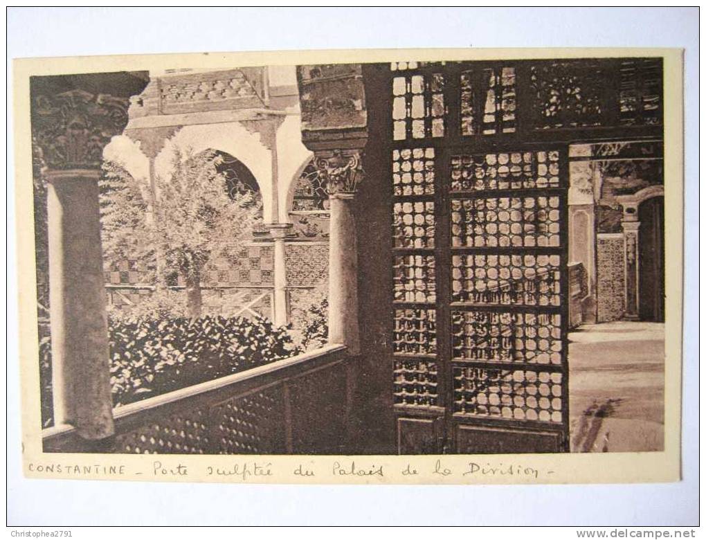 AFRIQUE DU NORD CARTE POSTALE VIERGE  ANNEE 1930  CONSTANTINE