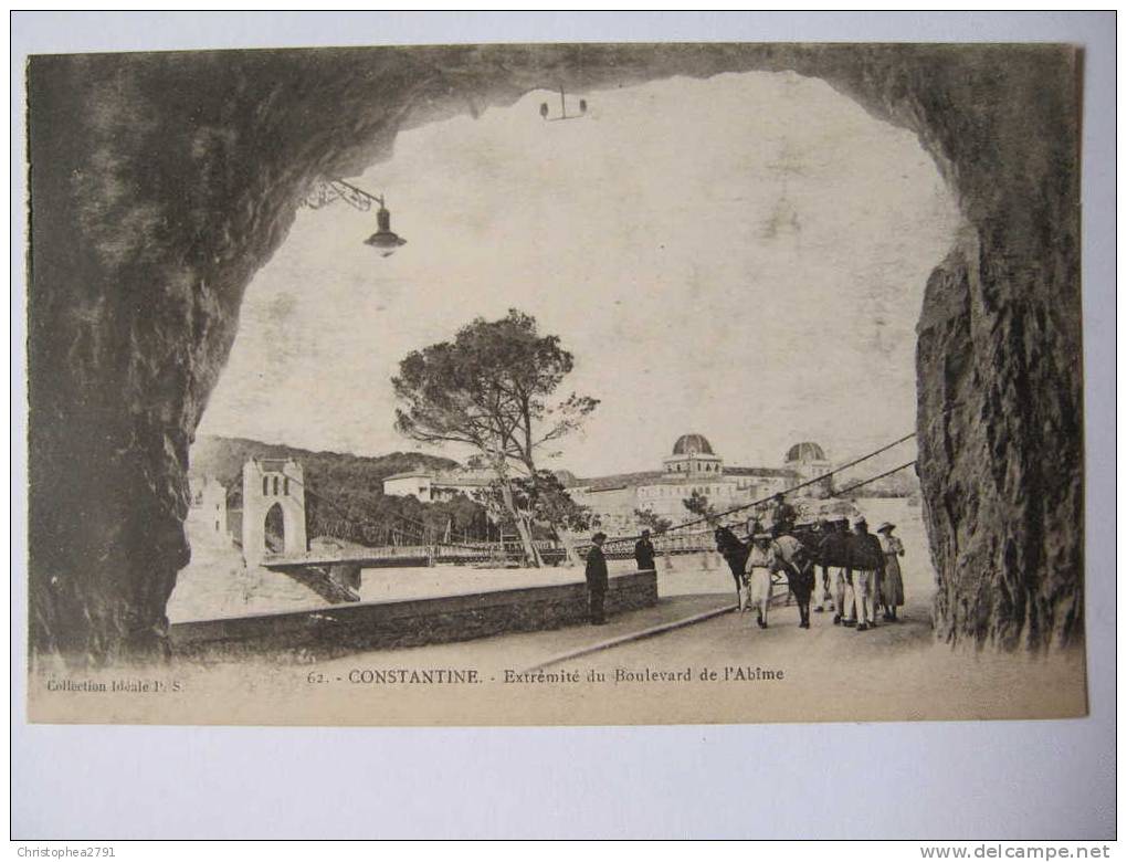 AFRIQUE DU NORD CARTE POSTALE VIERGE  ANNEE 1930  CONSTANTINE