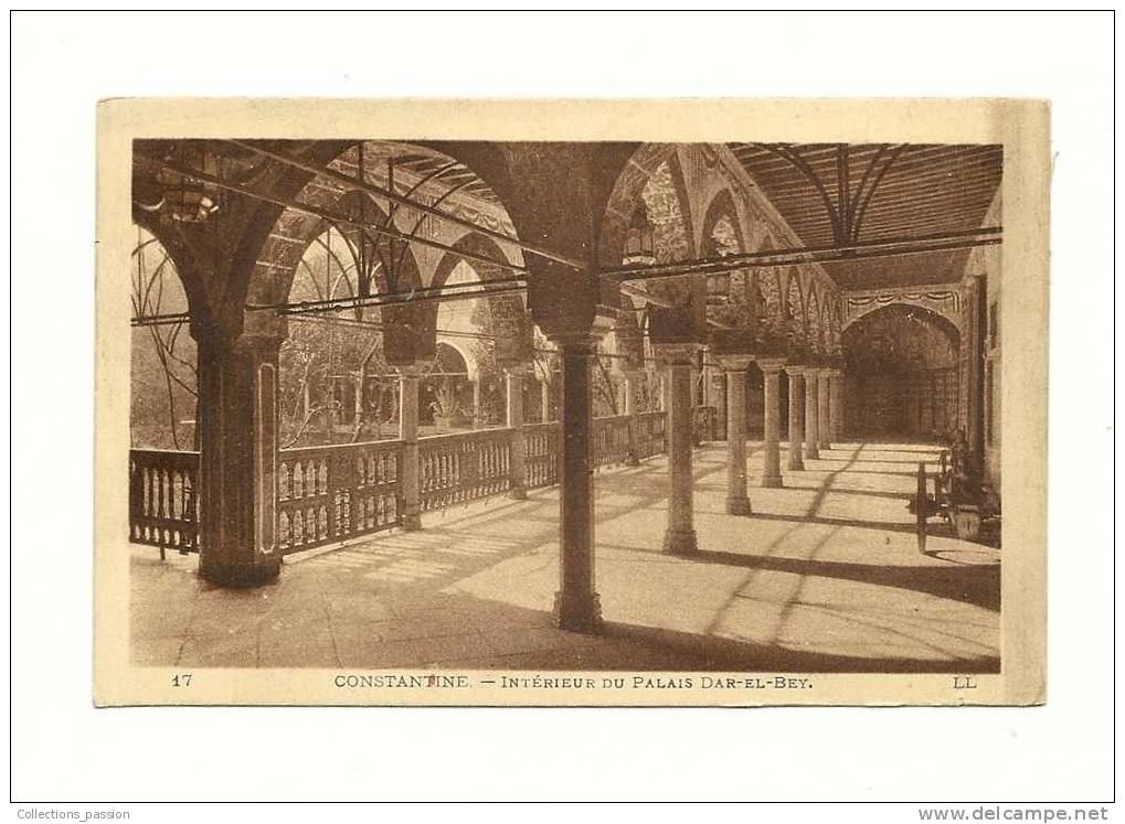 cp, Algérie, Constantine, Intérieur du Palais Dar-el-Bey