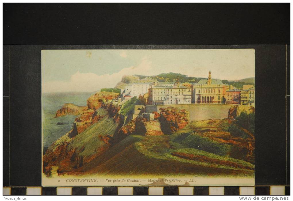 ALGERIE CONSTANTINE   VUE PRISE DU COUDIAT MAIRIE ET PREFECTURE