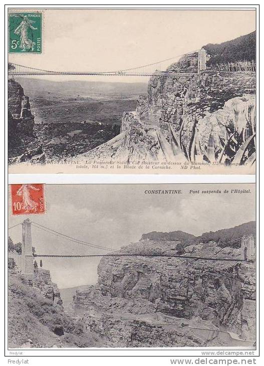 G- CONSTANTINE  UN LOT DE 3 CPA TOUTES CIRCULEES PETIT PRIX