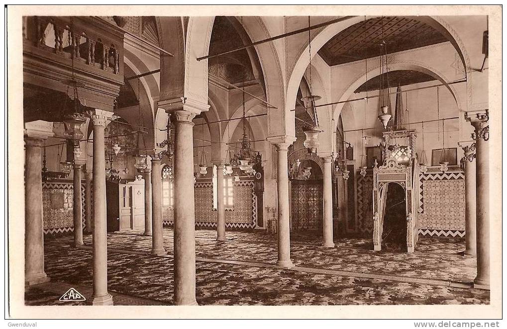 CPA CONSTANTINE Intérieur de la Mosquée Sidi El Kétani, n°81